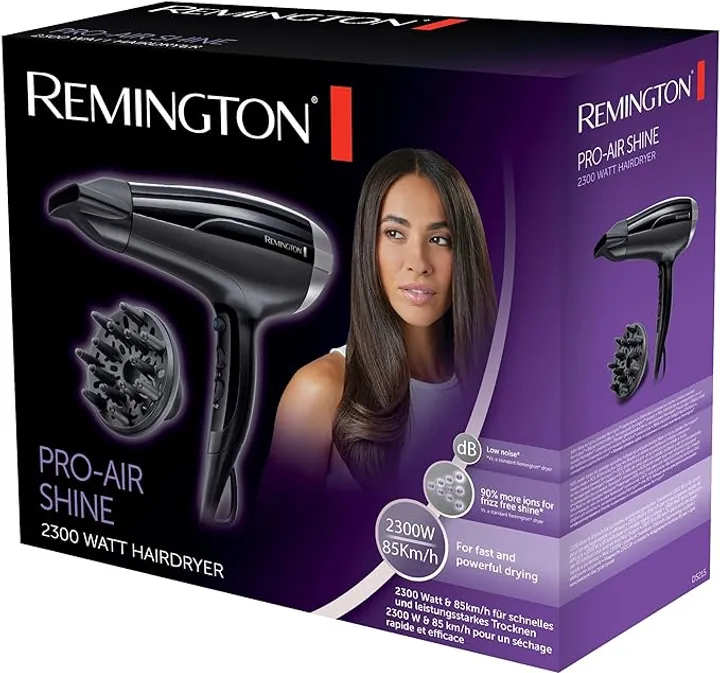 Remington Pro-Air Shine D5215 Recension – kraftfull jonfön